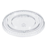 Non-vented Cup Lids, Fits 12 Oz Cups, Clear, 2500-carton