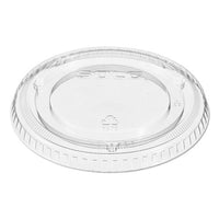 Non-vented Cup Lids, Fits 9-22 Oz. Cups, Clear, 1000-carton