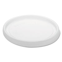 Non-vented Cup Lids, Fits 6 Oz Cups, 2, 3.5, 4 Oz Food Containers, Translucent, 1000-carton