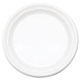 Famous Service Plastic Dinnerware, Plate, 6" Dia, We, 125-pack, 8 Packs-carton