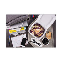 Insulated Foam Hinged Lid Containers, 1-compartment, 7.9 X 8.4 X 3.3, White, 200-pack, 2 Packs-carton