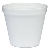 Food Containers, Foam, 8oz, White, 1000-carton