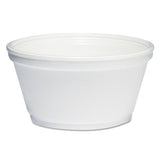 Foam Container, 8oz, White, 1000-carton