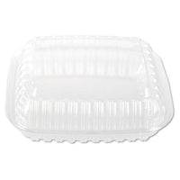 Showtime Clear Hinged Containers, Pie Wedge, 6 2-3 Oz, Plastic, 125-pk, 2 Pk-ct