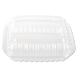Showtime Clear Hinged Containers, Pie Wedge, 6 2-3 Oz, Plastic, 125-pk, 2 Pk-ct