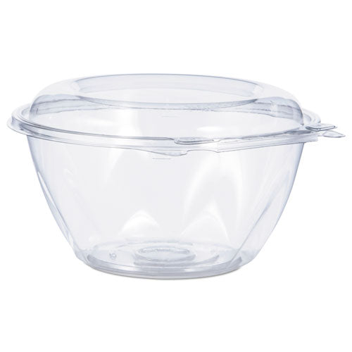 Tamper-resistant, Tamper-evident Bowls With Dome Lid, 32 Oz, Clear, 150-carton