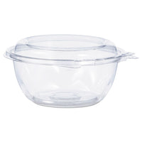 Tamper-resistant, Tamper-evident Bowls With Flat Lid, 32 Oz, Clear, 150-carton