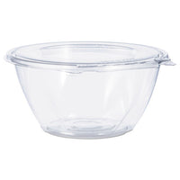 Tamper-resistant, Tamper-evident Bowls With Flat Lid, 32 Oz, Clear, 150-carton