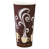 Thermoguard Insulated Paper Hot Cups, 16 Oz, White Sustainable Forest Print, 30-pack