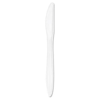 Style Setter Mediumweight Plastic Knives, White, 1000-carton