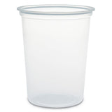 Microgourmet Plastic Deli Container, 32 Oz, Clear, 500-ct