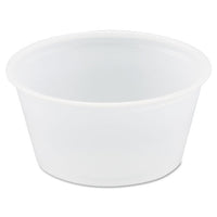 Polystyrene Portion Cups, 2 Oz, Translucent, 250-bag, 10 Bags-carton