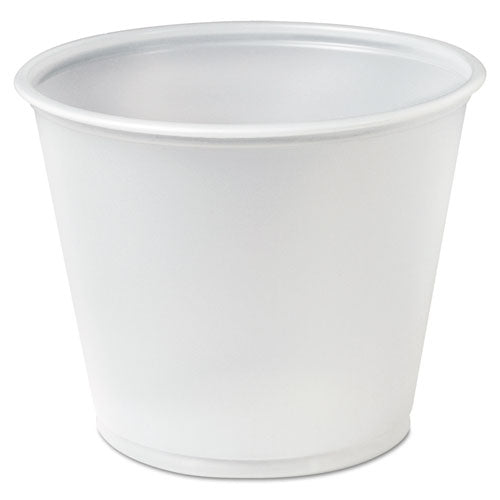 Polystyrene Soufflé Portion Cups, 5.5 Oz, Translucent, 250-bag