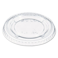 Portion-soufflé Cup Lids, Fits 3.25-9 Oz Cups, Clear, 125-sleeve, 20 Sleeves-carton