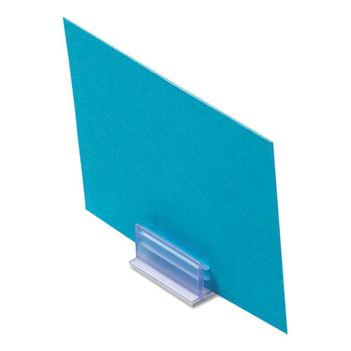 Clips Grips Tags Supergrip Display Holder, 1 X 1-2 X 1-2, Clear, 50-pack