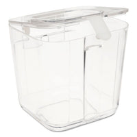 Stackable Caddy Organizer Containers, Small, Clear