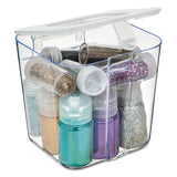 Stackable Caddy Organizer Containers, Small, Clear