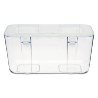 Stackable Caddy Organizer Containers, Medium, Clear