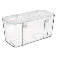 Stackable Caddy Organizer Containers, Medium, Clear