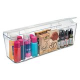 Stackable Caddy Organizer Containers, Large, Clear