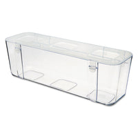 Stackable Caddy Organizer Containers, Large, Clear