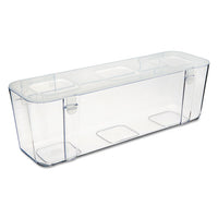 Stackable Caddy Organizer Containers, Large, Clear