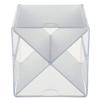 Stackable Cube Organizer, X Divider, 6 X 7 1-8 X 6, Clear