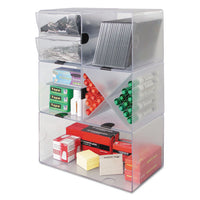 Stackable Cube Organizer, 6 X 6 X 6, Clear