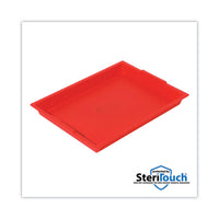 Little Artist Antimicrobial Finger Paint Tray, 16 X 1.8 X 12, Red