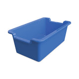 Antimicrobial Rectangle Storage Bin, Blue