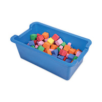 Antimicrobial Rectangle Storage Bin, Blue