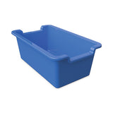 Antimicrobial Rectangle Storage Bin, Blue