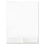 Superior Image Slanted Sign Holder With Business Card Holder, 8.5w X 4.5d X 11h, Clear