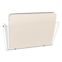 Unbreakable Docupocket Wall File, Letter, 14 1-2 X 3 X 6 1-2, Clear