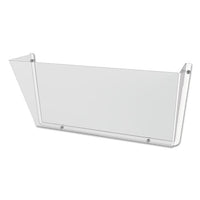 Unbreakable Docupocket Wall File, Letter, 14 1-2 X 3 X 6 1-2, Clear