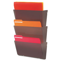 Unbreakable Docupocket Wall File, Legal, 17 1-2 X 3 X 6 1-2, Smoke