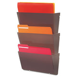 Unbreakable Docupocket Wall File, Legal, 17 1-2 X 3 X 6 1-2, Smoke