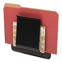 Stand Tall Wall File, Letter-legal-oversized, 9 1-4 X 10 5-8 X 1 3-4, Black