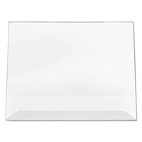 Classic Image Slanted Sign Holder, Landscaped, 11 X 8 1-2 Insert, Clear