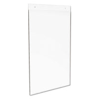 Classic Image Single-sided Wall Sign Holder, Plastic, 11 X 17 Insert, Clear