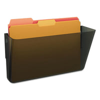 Docupocket Stackable Wall Pocket, Letter, 13 X 7 X 4, Smoke