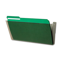 Docupocket Stackable Wall Pocket, Letter, 13 X 7 X 4, Smoke