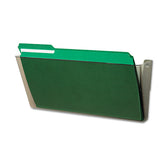 Docupocket Stackable Wall Pocket, Letter, 13 X 7 X 4, Smoke