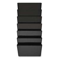 Ez Link Stackable Docupocket, 7 Sections, Letter Size, 13" X 4" X 14" To 19", Black, Ships In 4-6 Business Days