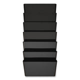 Ez Link Stackable Docupocket, 7 Sections, Letter Size, 13" X 4" X 14" To 19", Black, Ships In 4-6 Business Days