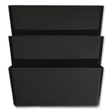 Ez Link Stackable Docupocket, 3 Sections, Legal Size, 16.25 X 4 X 19, Black, Ships In 4-6 Business Days
