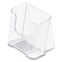 Docuholder For Countertop-wall-mount, Leaflet Size, 4.37w X 3.25d X 3.87h, Clear