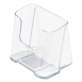 Docuholder For Countertop-wall-mount, Leaflet Size, 4.37w X 3.25d X 3.87h, Clear