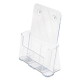 Docuholder For Countertop-wall-mount, Magazine, 9.25w X 3.75d X 10.75h, Clear