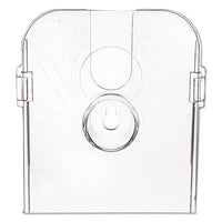 Docuholder For Countertop-wall-mount W-card Holder, 4.38w X 4.25d X 7.75h, Clear